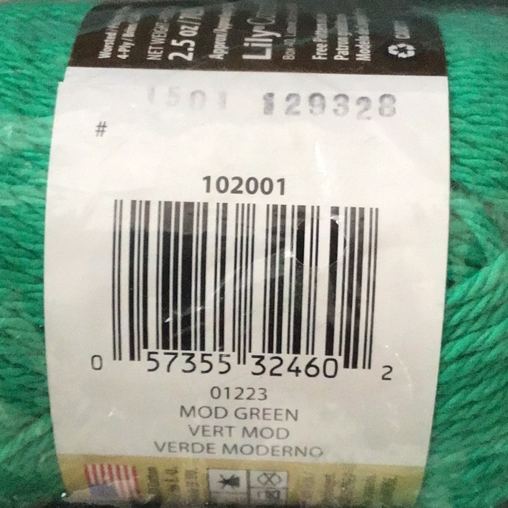 Lily Sugar n Cream 100% Cotton Yarn (Lot of 6 Skeins) - Picture 3 of 10